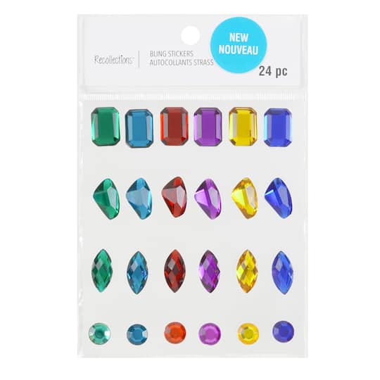 Michaels, Jewel Bling Gemstone Stickers by Recollections™ – Category: Stickers